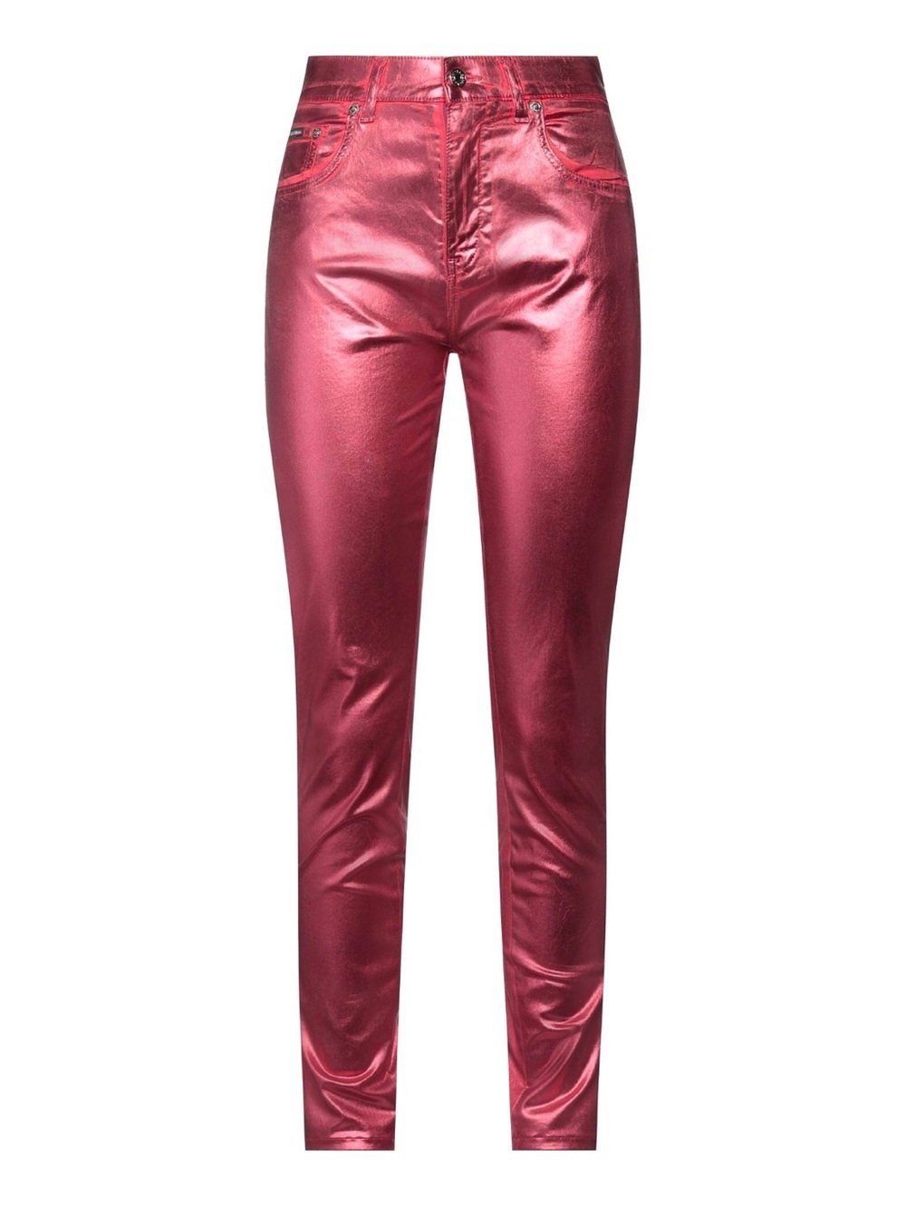 Dolce & Gabbana Metallic Red Jeans